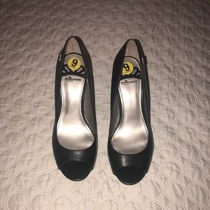 Fergalicious Peep-toe Pumps